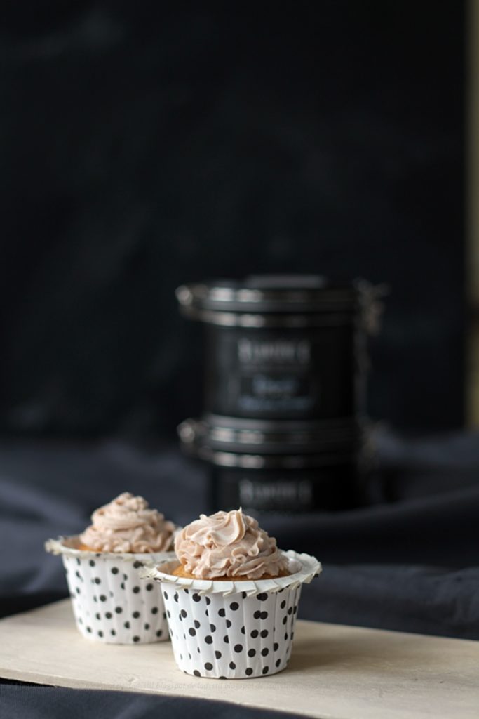 Chai-Latte-Cupcakes mit Milkywayfüllung,