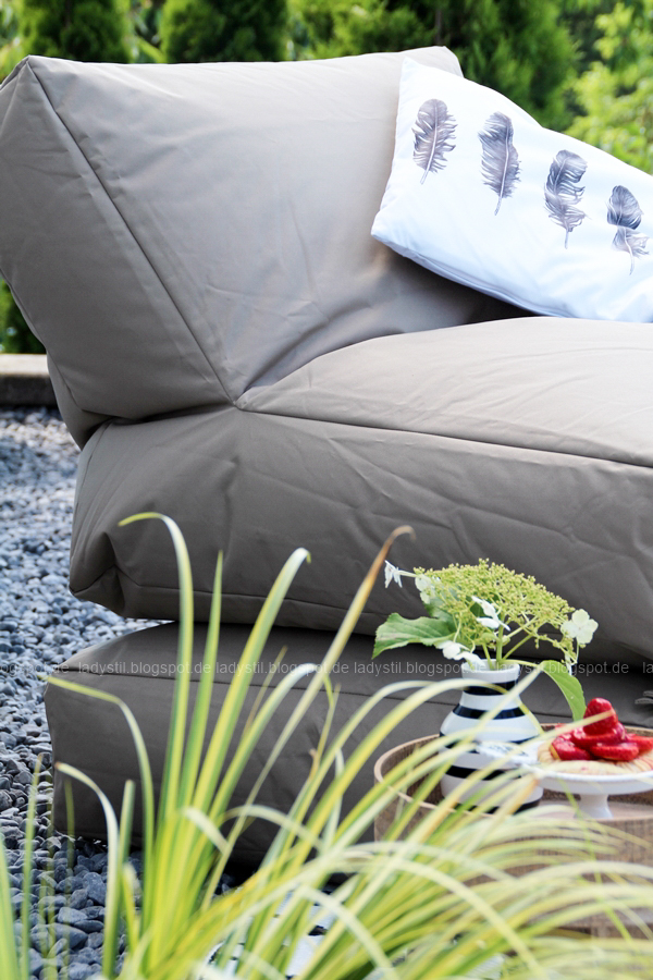 Pop Up Gartensessel, Chillarea im Garten,vom Sessel zur Liege,Outdoorsitzmöbel zum Entspannen,