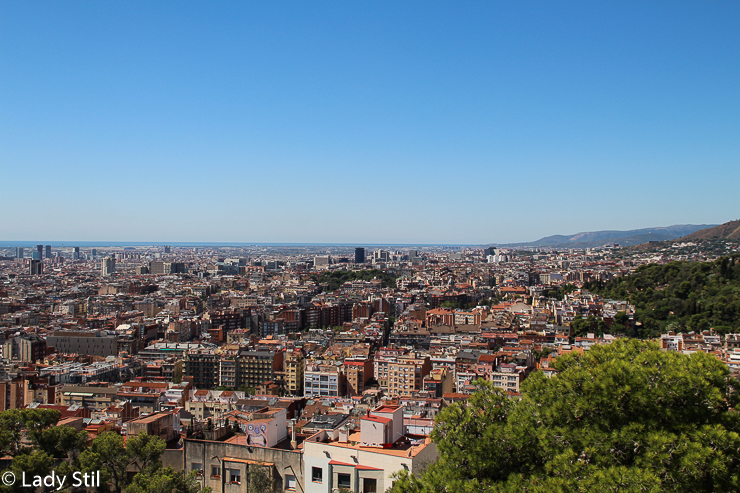 Barcelona aus der Vogelperspektive