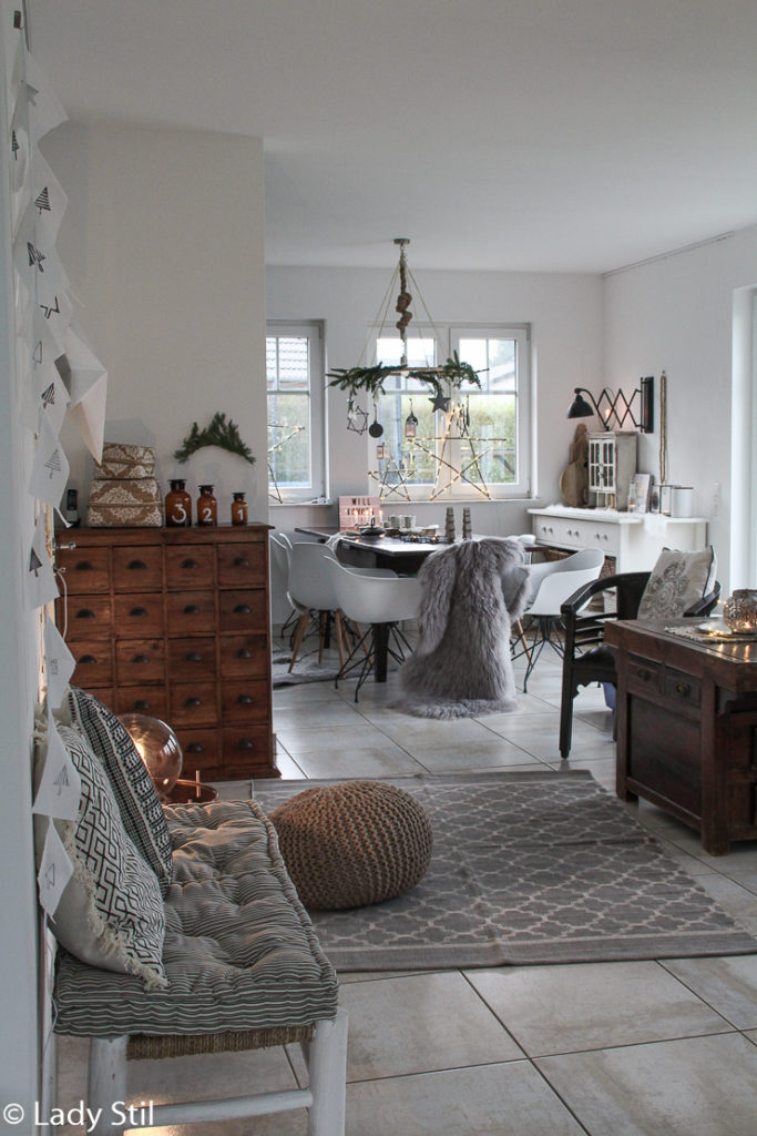 Hängender Tischkranz DIY - lady-stil.de