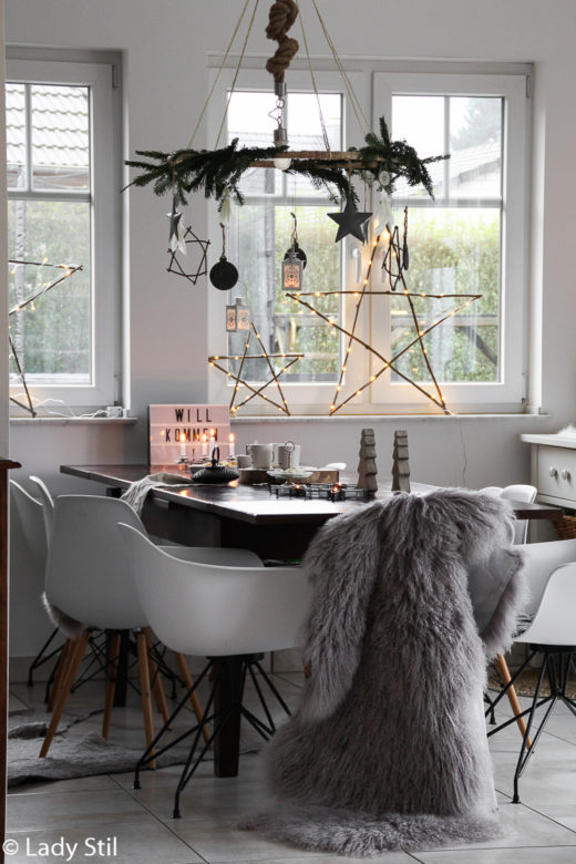 Hängender Tischkranz DIY - lady-stil.de