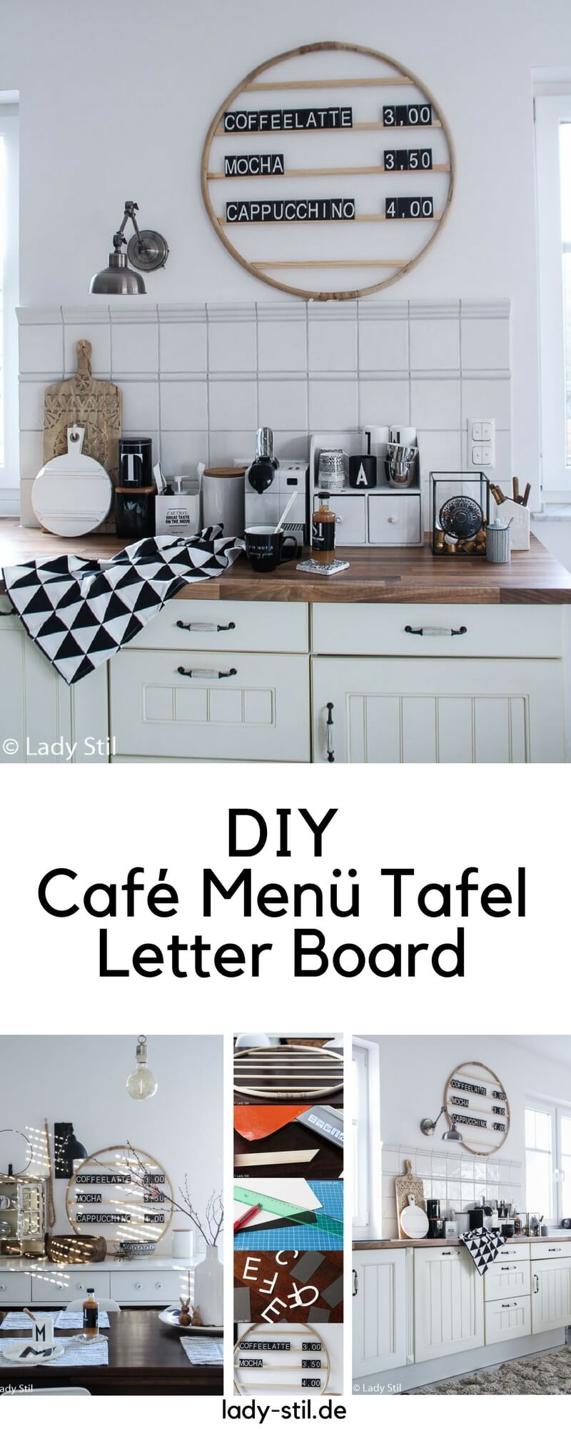 DIY Café Menü Tafel Letter Board